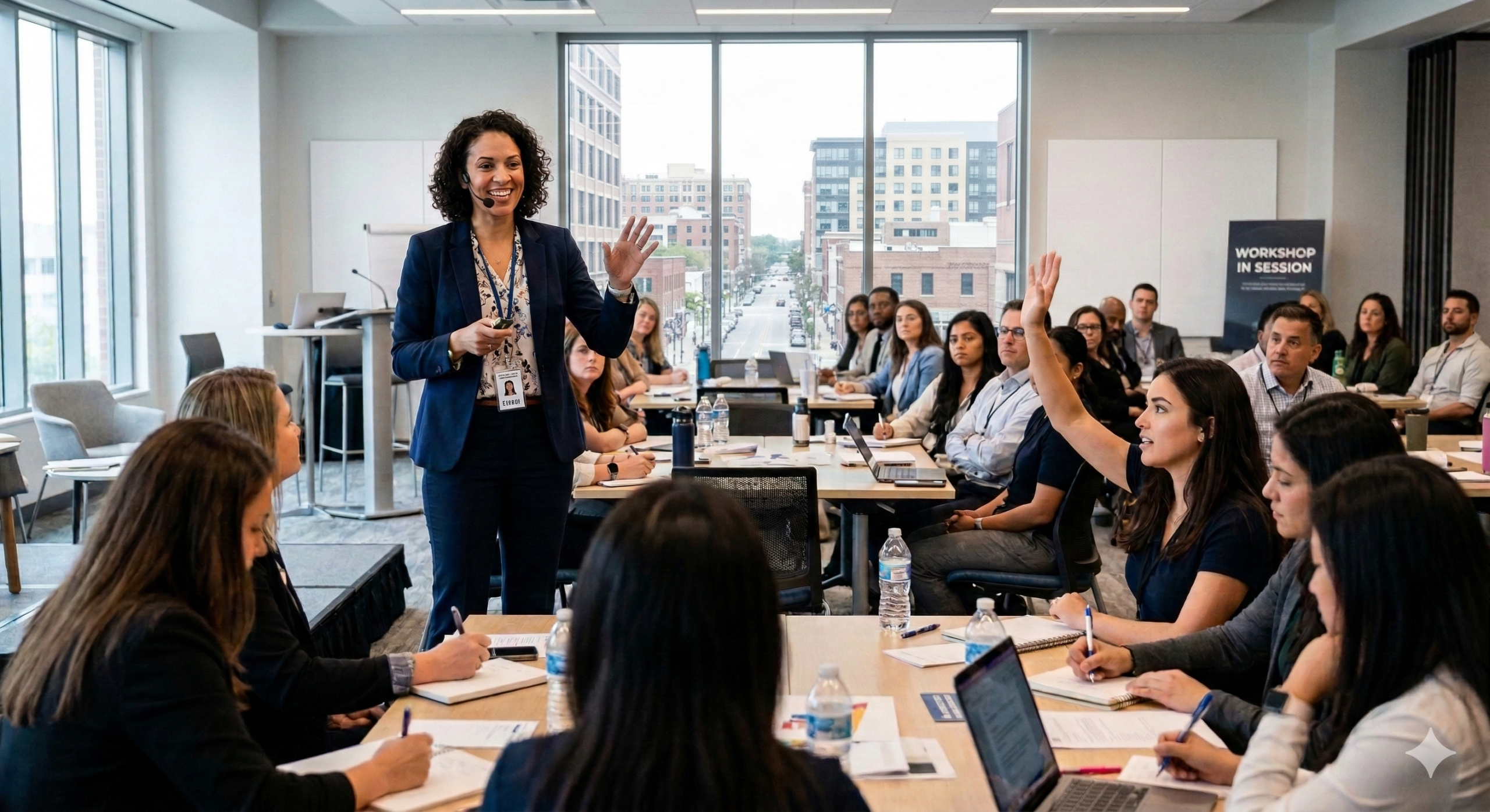 Sales leader in a strategic conversation